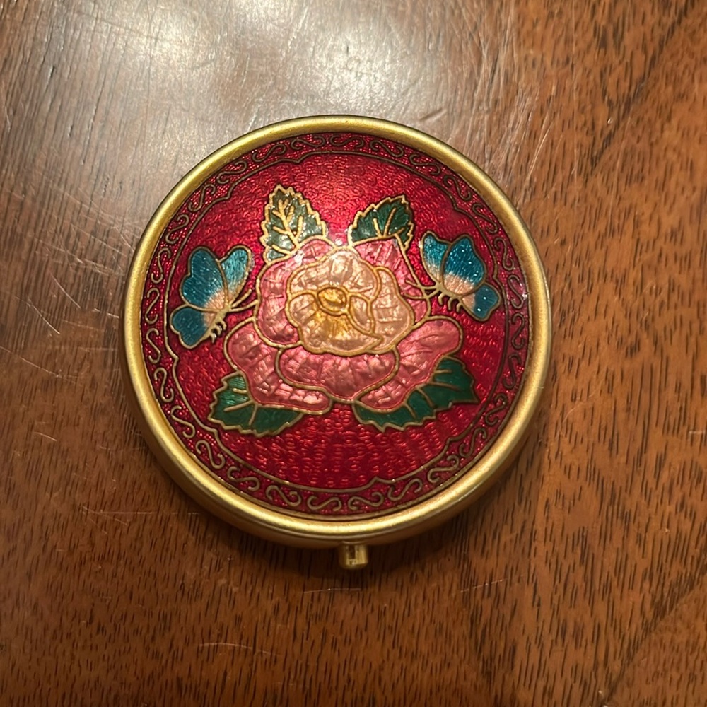 Vintage Pill Box Flower